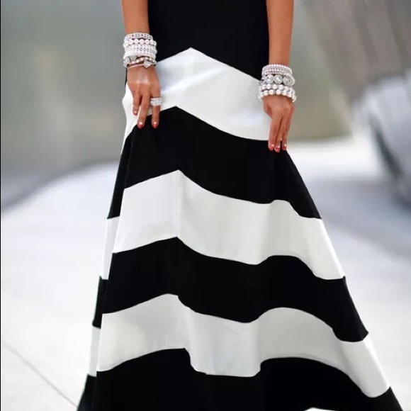 Black and white maxi DRC163 - Picture 2 of 4